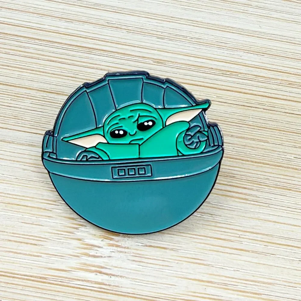 The Mandalorian Grogu Soft Enamel Pin